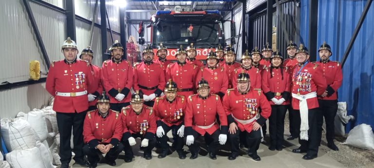 Cuerpo de Bomberos de Coyhaique celebró el Día nacional del Bombero con tradicional ceremonia